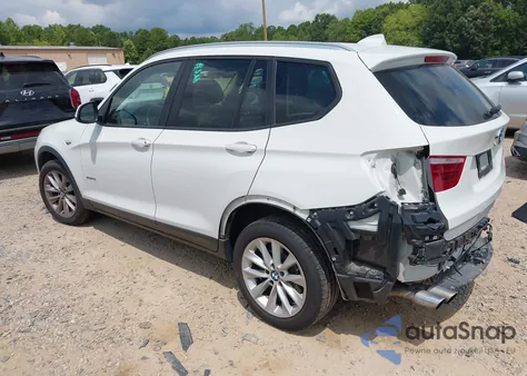 2017 BMW X3 Sdrive28I from USA, damaged, VIN 5UXWZ7C38H0X43174